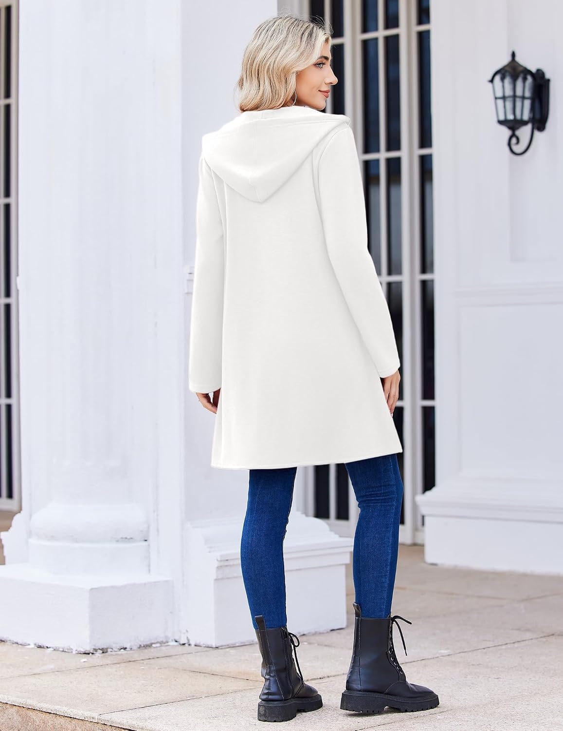 image:imageZeagoo Womens Zip Up Hoodies 2026 with PocketWhite