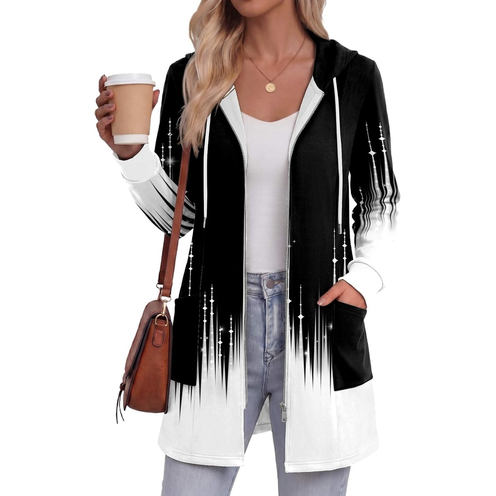 image:imageZeagoo Hoodies for Women Fall Zip up Jacket with Pocket 2026 S3XLJb223