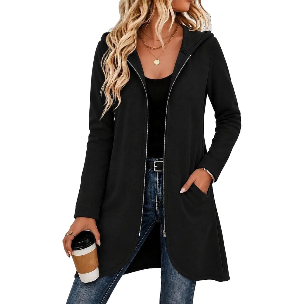 image:imageZeagoo Womens Zip Up Hoodies 2026 with PocketA01black