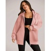 ZEAGOO Hoodies Women Zip Up Hoodie Oversized Sweatshirt Fleece Jackets Spring Fall Winter Coats 2026 Fashion(Pink)