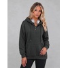 Zeagoo Hoodies for Women Casual Button Sweatshirt Oversized Fall Clothes(Dark Grey)