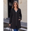 Zeagoo Hoodies for Women Fall Zip up Jacket with Pocket 2026 S-3XL(01 Black)
