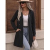 Zeagoo Hoodies for Women Fall Zip up Jacket with Pocket 2026 S-3XL(01 Black)