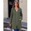 Zeagoo Hoodies for Women Fall Zip up Jacket with Pocket 2026 S-3XL(Army Green)
