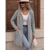 Zeagoo Hoodies for Women Fall Zip up Jacket with Pocket 2026 S-3XL(Light Grey)
