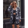 Zeagoo Hoodies for Women Fall Zip up Jacket with Pocket 2026 S-3XL(Tie Dye)
