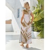 Zeagoo Summer Dresses for Women 2026 Long Maxi Sundresses Loose Split Wrinkle-Free Beach Travel Vacation Clothes(Cx264)