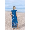 Zeagoo Summer Dresses for Women 2026 Long Maxi Sundresses Loose Split Wrinkle-Free Beach Travel Vacation Clothes(Mz844)