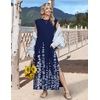 Zeagoo Summer Dresses for Women 2026 Long Maxi Sundresses Loose Split Wrinkle-Free Beach Travel Vacation Clothes(Sf119)