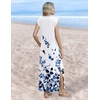 Zeagoo Summer Dresses for Women 2026 Long Maxi Sundresses Loose Split Wrinkle-Free Beach Travel Vacation Clothes(Wf118)
