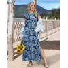 Zeagoo Summer Dresses for Women 2026 Long Maxi Sundresses Loose Split Wrinkle-Free Beach Travel Vacation Clothes(Yg8)