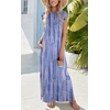 Zeagoo Summer Dresses for Women 2026 Long Maxi Sundresses Loose Split Wrinkle-Free Beach Travel Vacation Clothes(Zr21)