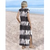 Zeagoo Summer Dresses for Women 2026 Long Maxi Sundresses Loose Split Wrinkle-Free Beach Travel Vacation Clothes(Zr231)