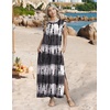 Zeagoo Summer Dresses for Women 2026 Long Maxi Sundresses Loose Split Wrinkle-Free Beach Travel Vacation Clothes(Zr231)