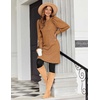 Zeagoo Women Fall Winter Dress Knitted Pullover Dresses(Burnt Orange)