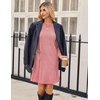 Zeagoo Women Fall Winter Dress Knitted Pullover Dresses(Light Pink)