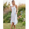 Zeagoo Women Summer Midi Dresses 2026 Hawaiian Bohemian Beach Cover Up Sundress Spaghetti Strap Casual Dress with Pockets(Tie Dye)