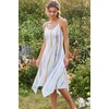 Zeagoo Women Summer Midi Dresses 2026 Hawaiian Bohemian Beach Cover Up Sundress Spaghetti Strap Casual Dress with Pockets(Tie Dye)