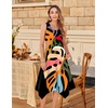 Zeagoo Womens Casual Dress for Summer Tank Dress Loose Flowy Beach Dress with Pockets Hankerchief Flare Midi Sundress 2026(02 Black)