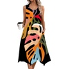 Zeagoo Womens Casual Dress for Summer Tank Dress Loose Flowy Beach Dress with Pockets Hankerchief Flare Midi Sundress 2026(02 Black)