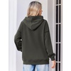 Zeagoo Womens Oversized Hoodies 2025 Fleece Sweatshirts Long Sleeve Pullover with Pocket Fall Winter Outfits Clothes(Dark Grey)