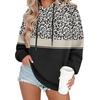 Zeagoo Womens Oversized Hoodies 2025 Fleece Sweatshirts Long Sleeve Pullover with Pocket Fall Winter Outfits Clothes(Leopard Print)