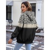 Zeagoo Womens Oversized Hoodies 2025 Fleece Sweatshirts Long Sleeve Pullover with Pocket Fall Winter Outfits Clothes(Leopard Print)
