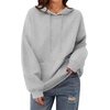 Zeagoo Womens Oversized Hoodies 2025 Fleece Sweatshirts Long Sleeve Pullover with Pocket Fall Winter Outfits Clothes(Light Grey)
