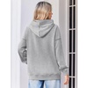 Zeagoo Womens Oversized Hoodies 2025 Fleece Sweatshirts Long Sleeve Pullover with Pocket Fall Winter Outfits Clothes(Light Grey)