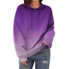 Zeagoo Womens Oversized Hoodies 2025 Fleece Sweatshirts Long Sleeve Pullover with Pocket Fall Winter Outfits Clothes(Purple Gradient 2)