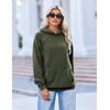 Zeagoo Womens Oversized Hoodies Pullover Fleece Hooded Sweatshirt Trendy(Army Green)