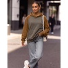 Zeagoo Womens Oversized Hoodies Pullover Fleece Hooded Sweatshirt Trendy(Color Blocking)