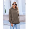 Zeagoo Womens Oversized Hoodies Pullover Fleece Hooded Sweatshirt Trendy(Grey)