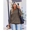 Zeagoo Womens Oversized Hoodies Pullover Fleece Hooded Sweatshirt Trendy(Grey)