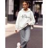 Zeagoo Womens Oversized Hoodies Pullover Fleece Hooded Sweatshirt Trendy(Hearts)