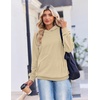 Zeagoo Womens Oversized Hoodies Pullover Fleece Hooded Sweatshirt Trendy(Light Brown)