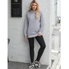 Zeagoo Womens Oversized Hoodies Pullover Fleece Hooded Sweatshirt Trendy(Light Grey)