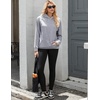 Zeagoo Womens Oversized Hoodies Pullover Fleece Hooded Sweatshirt Trendy(Light Grey)