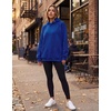 Zeagoo Womens Oversized Hoodies Pullover Fleece Hooded Sweatshirt Trendy(Navy)