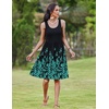 Zeagoo Womens Summer Sundress Boho Floral Casual Tank Dresses with Pockets Sleeveless Tiered Swing A Line Beach Dress(Navy Blue Floral)