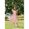 Zeagoo Women’s Summer Tank Midi Dress with Pockets Floral Sleeveless A-Line Casual Loose T-Shirt Dresses Beach Sundress 2026(Pink Floral)