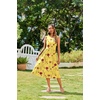 Zeagoo Women’s Summer Tank Midi Dress with Pockets Floral Sleeveless A-Line Casual Loose T-Shirt Dresses Beach Sundress 2026(Yellow Print)
