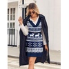 Zeagoo Womens Tank Sweater Dress Sweater Vest Knitted Pullovers Sweaters 2025(Christmas Blue)