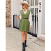 Zeagoo Womens Tank Sweater Dress Sweater Vest Knitted Pullovers Sweaters 2025(Green)