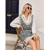 Zeagoo Womens Tank Sweater Dress Sweater Vest Knitted Pullovers Sweaters 2025(Leopard)