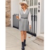 Zeagoo Womens Tank Sweater Dress Sweater Vest Knitted Pullovers Sweaters 2025(Light Grey)