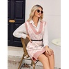 Zeagoo Womens Tank Sweater Dress Sweater Vest Knitted Pullovers Sweaters 2025(Pink Love)