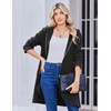 Zeagoo Womens Zip Up Hoodies 2026 with Pocket(A01-black)