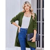 Zeagoo Womens Zip Up Hoodies 2026 with Pocket(Army Green)