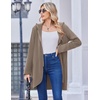 Zeagoo Womens Zip Up Hoodies 2026 with Pocket(Coffee Grey)
